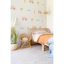 Wallhuman Travel Duvar Stickerı (Sarı)