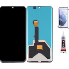 Yedcom Huawei P30 Pro Uyumlu Ekran Lcd Dokunmatik B7000 15ML Yapıştırıcı ve Kırılmaz Cam ile beraber Yc