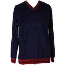 Trender Selanik Bisiklet Yaka Lacivert Erkek Sweatshirt 450