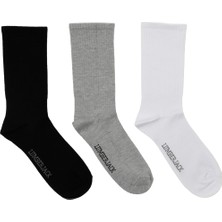 Lumberjack Wb Derby 3 Lu Skt-W 5pr Siyah Kadın Soket Çorap