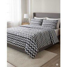 Belsina Pamuklu Çift Kişilik Fermuarlı Nevresim & Yorgan Kılıfı 200X220 cm