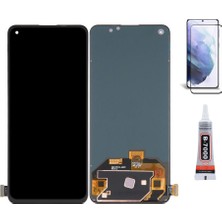 Yedcom Oppo Reno 5 Uyumlu Ekran Lcd Dokunmatik B7000 15ML Yapıştırıcı ve Kırılmaz Cam ile beraber Yc