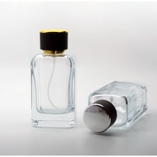 Boş Parfüm Şişesi 100 ml Klass (5 Adet) (Sprey Aparat Ile Kapatılır-Kolay Kapama) Boş Şişe