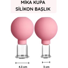 HVM Mika Silikon Vakumlu Yüz Masaj Kupası 2'li Set