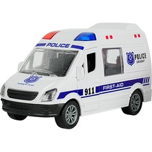 MEGA 1:32 Rescue Team Sürtmeli Acil Durum Araçları Beyaz First