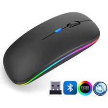Pilelistore ZR215 CBA100 Rgb Siyah Şarjlı Mouse