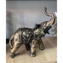 Mirsa Global Dekoratif  Fil Biblo Bahçe Dekoru Ev Ofis Heykel