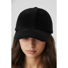 Miniso Siyah Peluş Kep