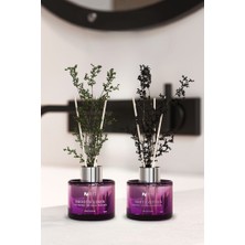 Zift Unique 2 Adet Bambu Çubuklu Oda Kokusu - Dekoratif Çiçekli Banyo&tuvalet Parfümü