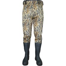 Fishack Savex Sazlık Desen Neopren Çizmeli Pantolon (7778)