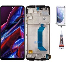 Yedcom Xiaomi POCO X5 5G Çıtalı Oled Ekran Lcd Dokunmatik B7000 15ML Yapıştırıcı ve Kırılmaz Cam ile beraber Yc