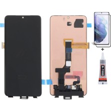 Yedcom Samsung S20 PLUS G985 Uyumlu Ekran Lcd Dokunmatik B7000 15ML Yapıştırıcı ve Kırılmaz Cam ile beraber Yc