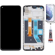 Yedcom Huawei Honor 9A Çıtalı Siyah Uyumlu Ekran Lcd Dokunmatik B7000 15ML Yapıştırıcı ve Kırılmaz Cam ile beraber Yc