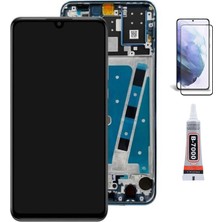 Yedcom Huawei P30 Lite 48MP Çıtalı Siyah Uyumlu Ekran Lcd Dokunmatik B7000 15ML Yapıştırıcı ve Kırılmaz Cam ile beraber Yc