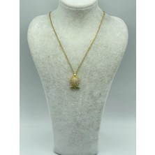 Elifra Kadın Çelik Papatya Figürlü Kolye – Suya Dayanıklı Kararmayan Minimal  Tasarım