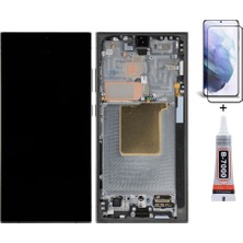 Yedcom Samsung S24 ULTRA Çıtalı Uyumlu Ekran Lcd Dokunmatik B7000 15ML Yapıştırıcı ve Kırılmaz Cam ile beraber Yc