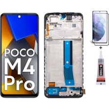 Yedcom Xiaomi POCO M4 Pro 5G Çıtalı Oled Ekran Lcd Dokunmatik B7000 15ML Yapıştırıcı ve Kırılmaz Cam ile beraber Yc