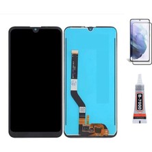 Yedcom Huawei Y7 Pro 2019 Uyumlu Ekran LCD Dokunmatik B7000 15ML Yapıştırıcı ve Kırılmaz Cam ile Beraber Yc
