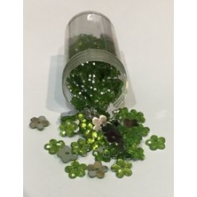 öztürk Papatya Işleme Pul. Paket Içi Tahmini 230 Adet. Renk: Açık Yeşil.