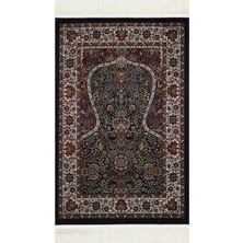 Eko Halı Sateen Afghan Seccade Scd 01 Red Yüksek Dokuma Sıklığına Sahip Şık Desenli Yumuşak Tuşeli Seccade