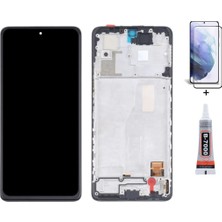 Yedcom Xiaomi Redmi Note 10 Pro Çıtalı Oled Ekran Lcd Dokunmatik B7000 15ML Yapıştırıcı ve Kırılmaz Cam ile beraber Yc
