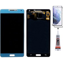 Yedcom Samsung A7 A700 BEYAZ Uyumlu Ekran Lcd Dokunmatik B7000 15ML Yapıştırıcı ve Kırılmaz Cam ile beraber Yc