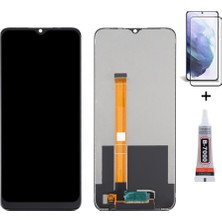 Yedcom Oppo Realme C25Y Uyumlu Ekran LCD Dokunmatik B7000 15ML Yapıştırıcı ve Kırılmaz Cam ile Beraber Yc