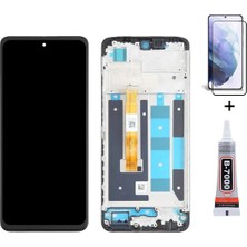 Yedcom Oppo Realme C55 Çıtalı Uyumlu Ekran LCD Dokunmatik B7000 15ML Yapıştırıcı ve Kırılmaz Cam ile Beraber Yc