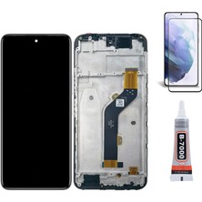 Yedcom Tecno Spark 7T Çıtalı Ekran Lcd Dokunmatik B7000 15ML Yapıştırıcı ve Kırılmaz Cam ile beraber Yc