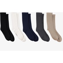 Nautica Unisex Siyah 5'li Çorap 57SM24T.0TB