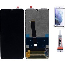 Yedcom Huawei P30 Lite Uyumlu Ekran Lcd Dokunmatik B7000 15ML Yapıştırıcı ve Kırılmaz Cam ile beraber Yc