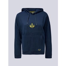 Fenerium Kadın Trıbun Nakışlı Sweat Kapüşonlu Rahat Kullanım İçin Şık Tasarım 38 Beden