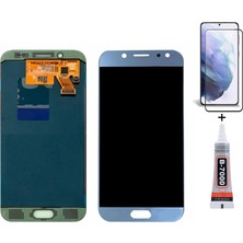 Yedcom Samsung J5 Pro J530F MAVİ Uyumlu Ekran Lcd Dokunmatik B7000 15ML Yapıştırıcı ve Kırılmaz Cam ile beraber Yc