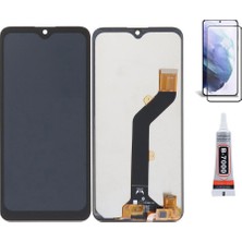 Yedcom Tecno Spark POP 5 Ekran Lcd Dokunmatik B7000 15ML Yapıştırıcı ve Kırılmaz Cam ile beraber Yc