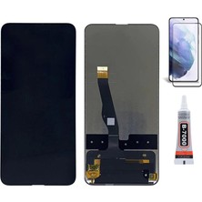 Yedcom Huawei Honor 9X Uyumlu Ekran Lcd Dokunmatik B7000 15ML Yapıştırıcı ve Kırılmaz Cam ile beraber Yc