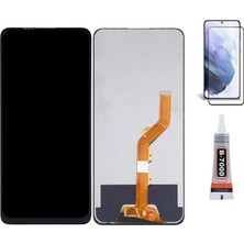 Yedcom Tecno Camon 15 PREMİER Ekran Lcd Dokunmatik B7000 15ML Yapıştırıcı ve Kırılmaz Cam ile beraber Yc