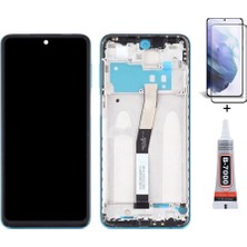 Yedcom Xiaomi Redmi Note 9 Pro Çıtalı Mavi Ekran Lcd Dokunmatik B7000 15ML Yapıştırıcı ve Kırılmaz Cam ile beraber Yc