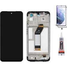 Yedcom Xiaomi Redmi Note 10 5G Çıtalı Ekran Lcd Dokunmatik B7000 15ML Yapıştırıcı ve Kırılmaz Cam ile beraber Yc