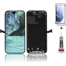 Yedcom Iphone 14 Pro Max Oled Uyumlu Ekran Lcd Dokunmatik B7000 15ML Yapıştırıcı ve Kırılmaz Cam ile beraber Yc