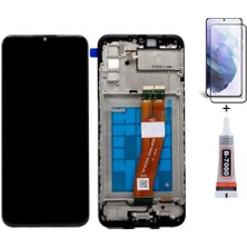 Yedcom Samsung A02S A025 Çıtalı Uyumlu Ekran Lcd Dokunmatik B7000 15ML Yapıştırıcı ve Kırılmaz Cam ile beraber Yc