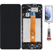 Yedcom Samsung A12 A125F Çıtalı Uyumlu Ekran Lcd Dokunmatik B7000 15ML Yapıştırıcı ve Kırılmaz Cam ile beraber Yc