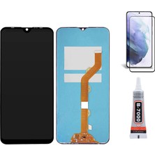 Yedcom Tecno Spark 4 Ekran Lcd Dokunmatik B7000 15ML Yapıştırıcı ve Kırılmaz Cam ile beraber Yc
