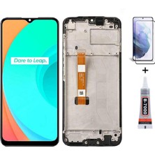 Yedcom Oppo Realme C11 2019 Çıtalı Uyumlu Ekran Lcd Dokunmatik B7000 15ML Yapıştırıcı ve Kırılmaz Cam ile beraber Yc