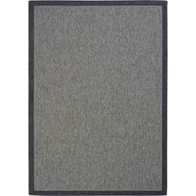 Cool Halı Londra Art 03 Balkon Halısı Hasır Doku Mutfak Halısı Çift Bordürlü Ithal Sisal Halı Yolluk