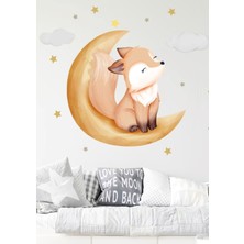 Wallhuman Uykulu Gözler Çocuk Odası Duvar Stickerı