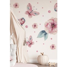 Wallhuman Pembe Rüya Çocuk Odası Duvar Stickerı