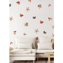 Wallhuman Vintage Flowers Çocuk Odası Duvar Stickerı