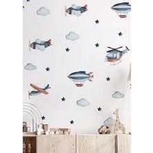 Wallhuman Hava Gezintisi Çocuk Odası Duvar Stickerı