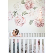 Wallhuman Pembe Flamingolar Çocuk Odası Duvar Stickerı