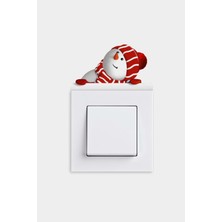 Wallhuman Priz- Kardan Adam Çocuk Odası Priz Stickerı